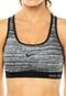 Top Nike Pro Clasic Pad Static Cinza - Marca Nike