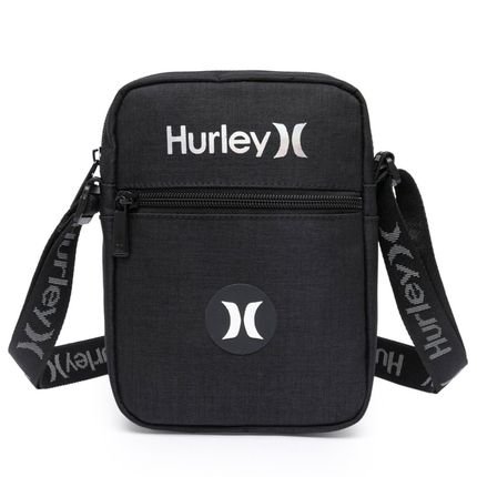 Shoulder Bag Transversal Hurley Preto Casual Dia a Dia - Marca Hurley