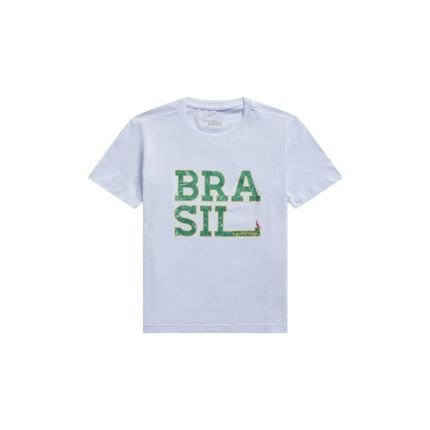 Camiseta Estampada Brasil Reserva Mini Branco - Marca Reserva Mini