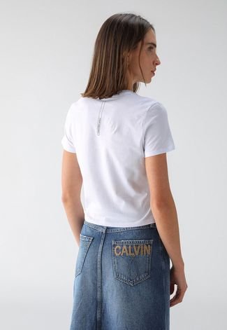 Camiseta Calvin Klein Jeans Sustain Branca