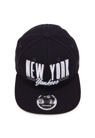 Boné New Era Snapback New York Yankees Preto
