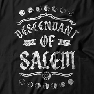 Camiseta Feminina Descendant Of Salem - Preto