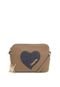 Bolsa Transversal Betty Boop Coração Marrom/Azul-Marinho - Marca Betty Boop