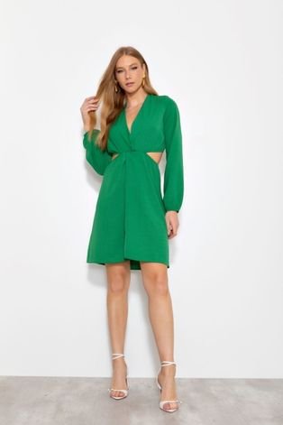 Vestido Vanibele Curto Verde