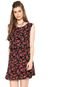 Vestido FiveBlu Curto Floral Preto - Marca FiveBlu