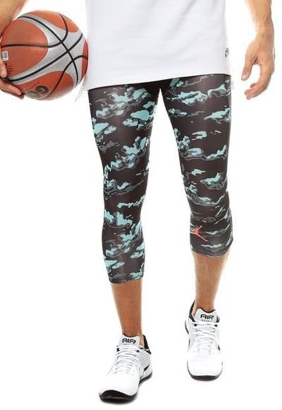 Capri Negro Nike Jordan Comp Cld Camo 3 4 Tight Compra Ahora