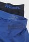 Kit 2pçs Cueca MASH Boxer Logo Azul/Azul-Marinho - Marca MASH