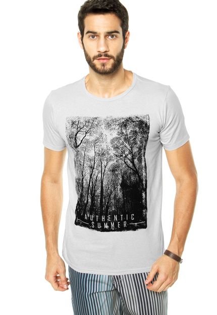 Camiseta FiveBlu Floresta Cinza - Marca FiveBlu