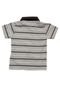 Camisa Polo Bordado Cinza - Marca Brandili