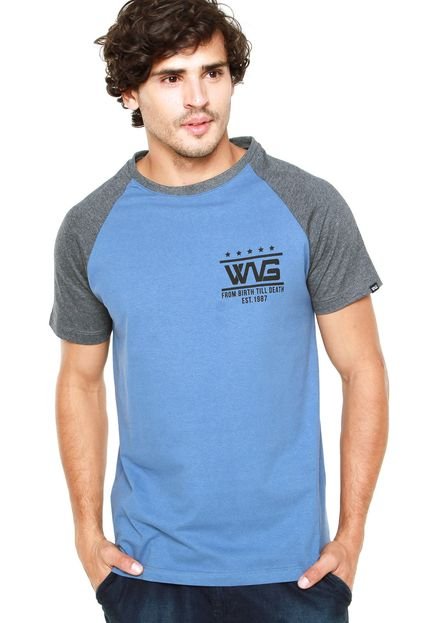 Camiseta WG From Birth Azul - Marca WG Surf