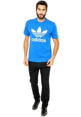 Camiseta adidas Originals Trefoil Azul