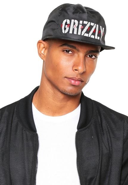 Boné Grizzly Snapback Highs And Lows Preto - Marca Grizzly