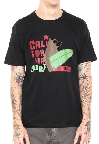 Camiseta Reef Bear California Preta