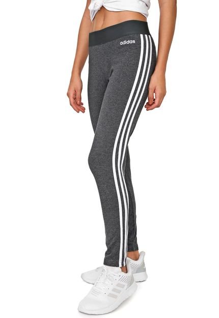 Legging adidas Performance 3s Tight Cinza - Marca adidas Performance