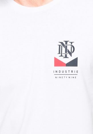 Camiseta Industrie Manga Curta Logo Branca