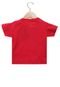 Camiseta Manga Curta Fakini Baby Menino Vermelho - Marca Fakini