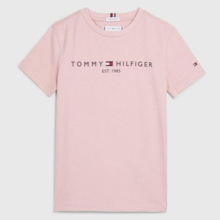 Camiseta Clássica Infantil Tommy Kids Rosa - Marca Tommy Hilfiger