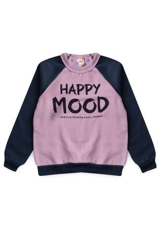 Conjunto Moletom Infantil Happy Mood