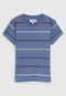 Camiseta Lacoste Kids Infantil Listrada Azul - Marca Lacoste Kids