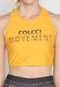 Top Colcci Fitness Movement Amarelo - Marca Colcci Fitness