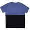 Camiseta Alkary com Recorte Azul e Preta - Marca Alkary