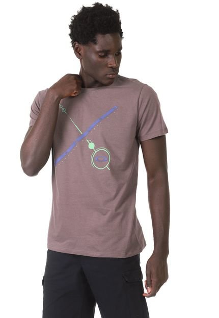 Camiseta Oakley Flywheel Geometric Cinza - Marca Oakley