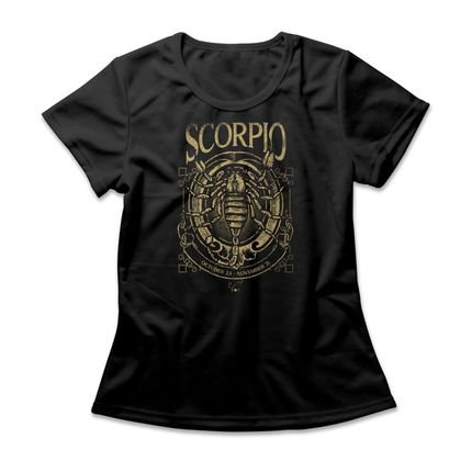 Camiseta Feminina Scorpio - Preto - Marca Studio Geek 