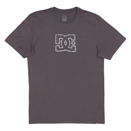 Camiseta DC Shoes Stitched Star WT24 Masculina Cinza Escuro - Marca DC Shoes