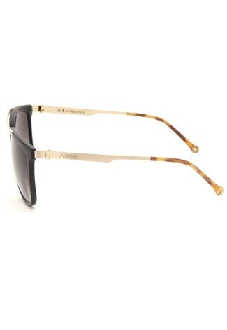 Óculos de Sol Forum Hastes Preto/Dourado