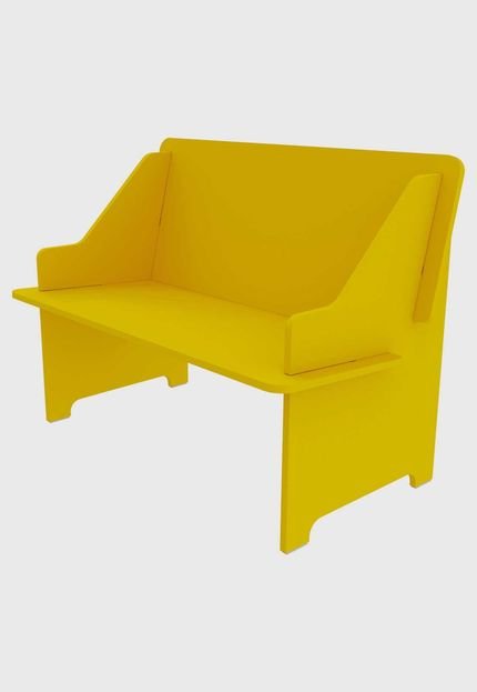 Sofazinho Twister Amarelo TCIL Móveis - Marca Tcil Móveis