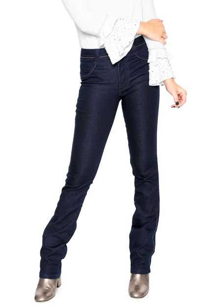 Calça Jeans Biotipo Bootcut Botão Azul - Marca Biotipo