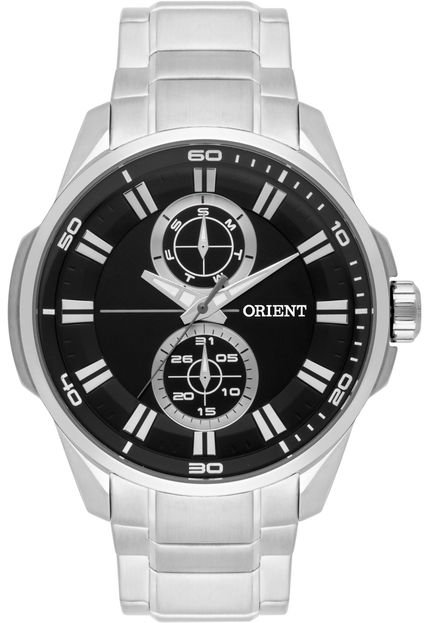 Relógio Orient MBSSM078-P1SX Prata/Preto - Marca Orient