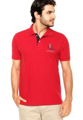 Camisa Polo SNK Logo Vermelha