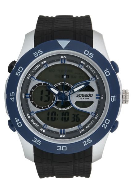 Relógio Speedo 81126G0EVNP1 Preto/Azul - Marca Speedo