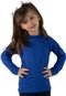 Camisa Térmica Infantil Diluxo Blusa Segunda Pele Proteção-Azul Royal - Marca Diluxo