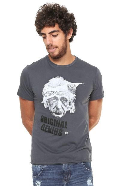Camiseta Sergio K Einstein Genius Grafite - Marca Sergio K