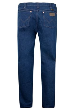 Calça Jeans Wrangler Reta Cowboy Azul