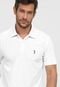 Camisa Polo Aleatory Reta Logo Branca - Marca Aleatory