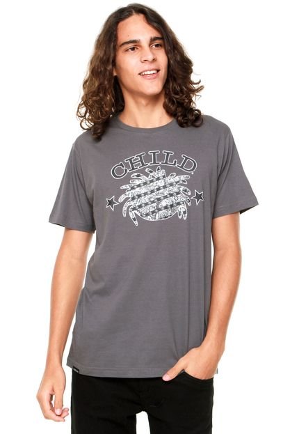 Camiseta Child Paisley Cinza - Marca Child