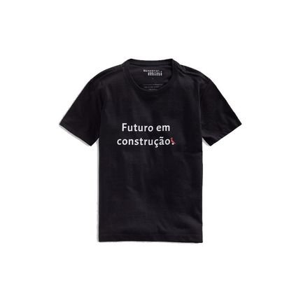 Camiseta Est Futuro Em Construção Reserva Mini Preto - Marca Reserva Mini