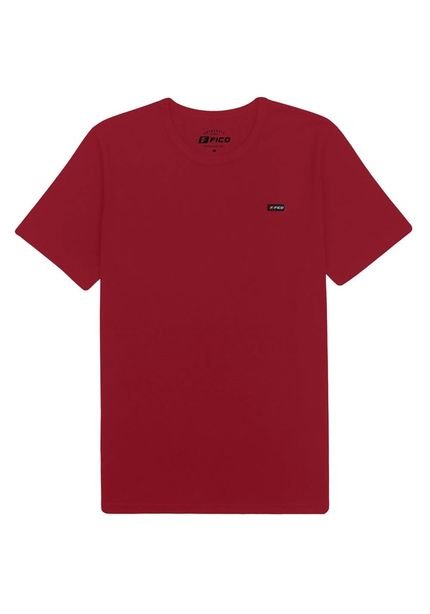 Camiseta Básica Manga Curta Masculina Fico 00841 Vermelha - Marca Fico
