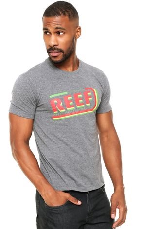 Camiseta Reef Palm Cinza