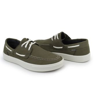 Dockside Masculino Mocassim Palmilha de Silicone Verde