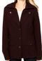 Blazer Cia De Moda Twill Stretch Vinho - Marca Cia de Moda