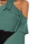 Blusa Nolita Off Shoulders Verde - Marca Nolita