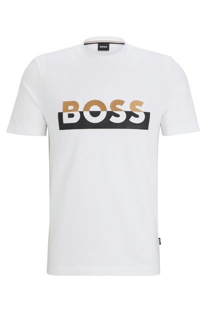 Camiseta BOSS Tiburt Branco - Marca BOSS