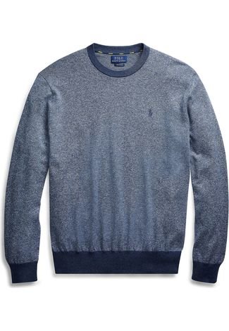 Suéter Polo Ralph Lauren Logo Azul