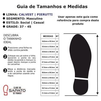Sapato Social Couro Clube do Sapato de Franca Flex System Calvest DFT Bernard Preto