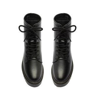 Bota Arezzo A11959 Coturno Tratorado Feminino Arezzo Preto