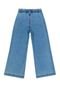 Calça Wide Leg Jeans Infantil Quimby Azul - Marca Quimby
